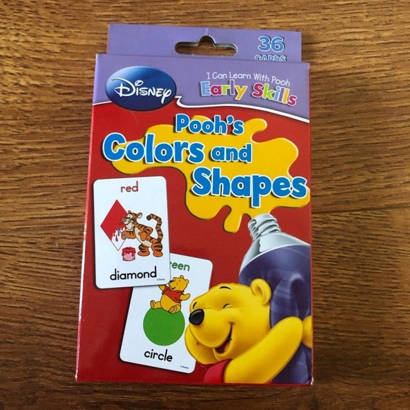 Disney Pooh’s Colors and Shapes flash cards - Picture 1 of 2